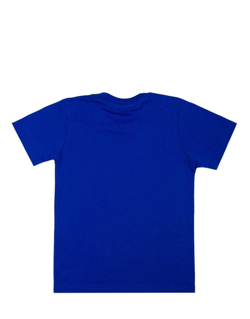 Синяя детская футболка оптом